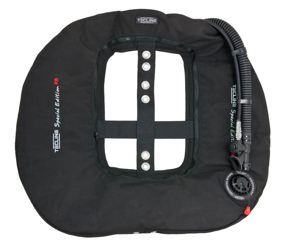 Donut 22 Special Edition Rebreather, negro (22kg/50lbs) - customize IFLP hose length