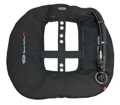 Donut 22 Special Edition Rebreather, negro (22kg/50lbs) - customize IFLP hose length