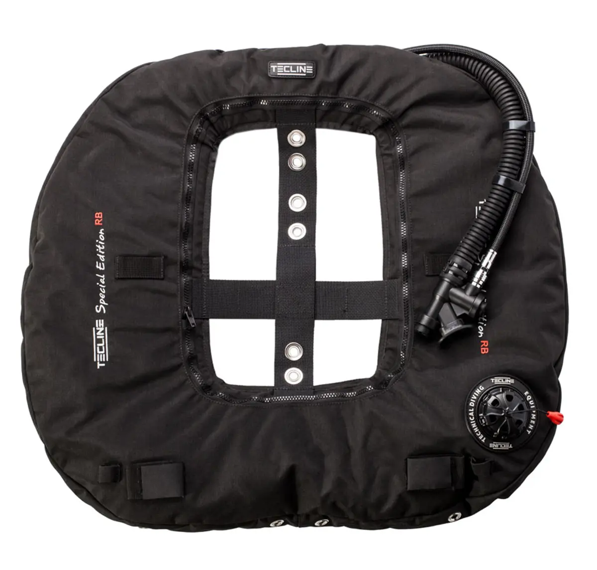Donut 22 Special Edition Rebreather II, negro (22kg/50lbs) - customize IFLP hose length