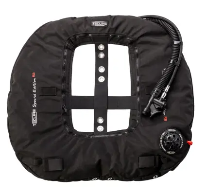 Donut 22 Special Edition Rebreather II, negro (22kg/50lbs) - customize IFLP hose length
