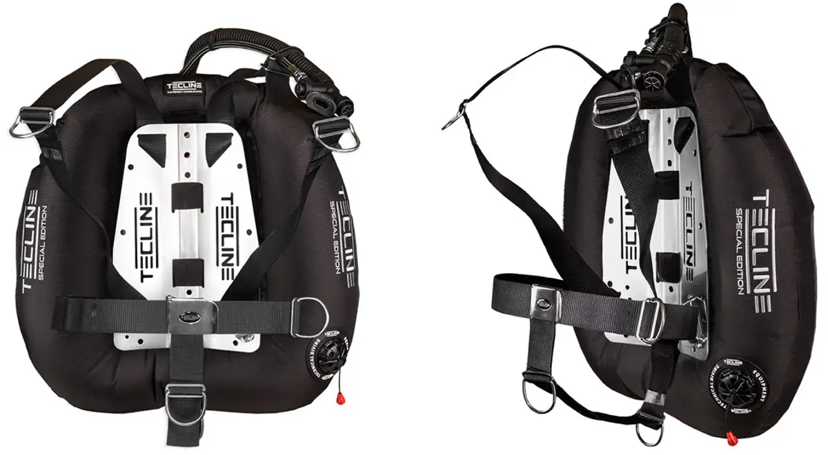 Set Tecline Donut 22 Special Edition DIR con Backplate negro - T12085