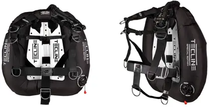 Set Tecline Donut 22 Special Edition Comfort con Backplate negro - T12087