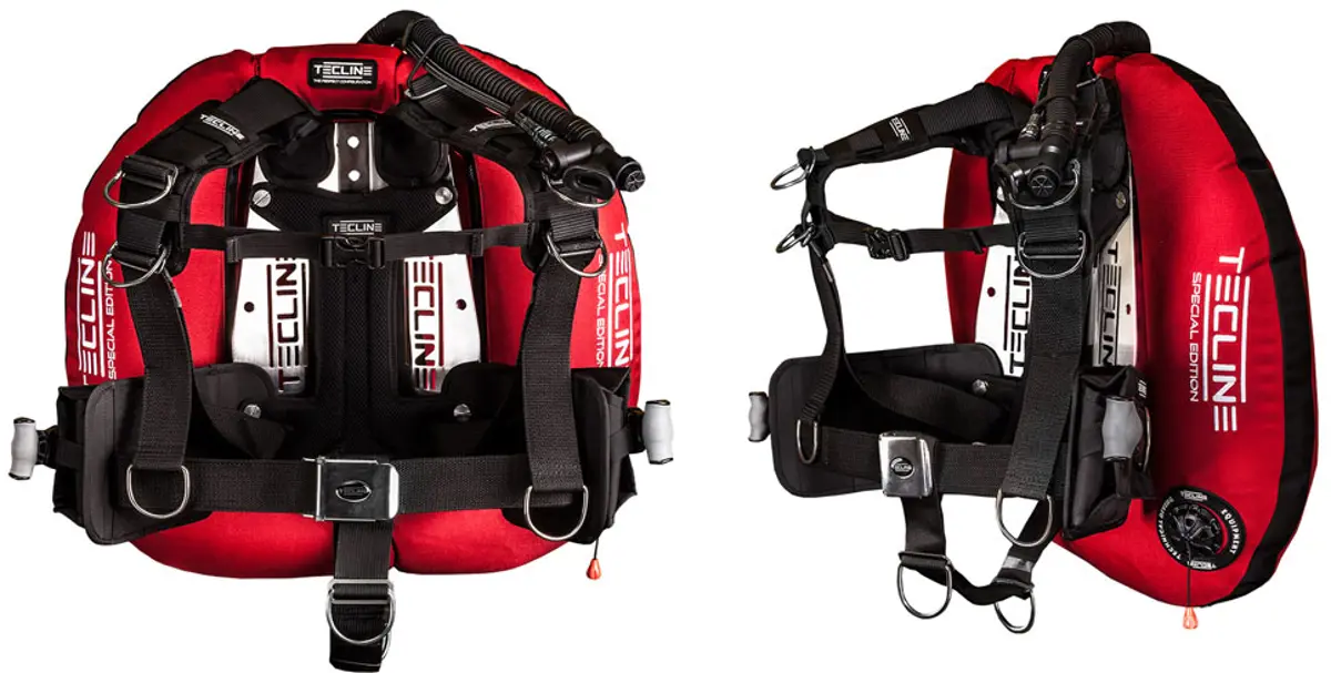 Set Tecline Donut 22 Special Edition Comfort con Lastre y Acolchado H rojo - T12088-02