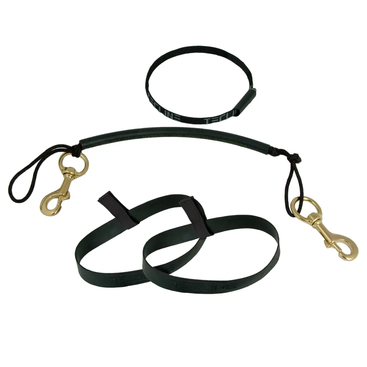 Stage kit de rigging para 5,7L, latón mosquetones inox 120 mm, goma bands