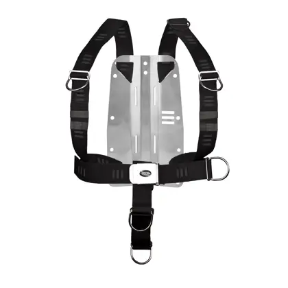 Arnés Tecline DIR soft cincha "E" - incl. 3 mm inox MIDI placas
