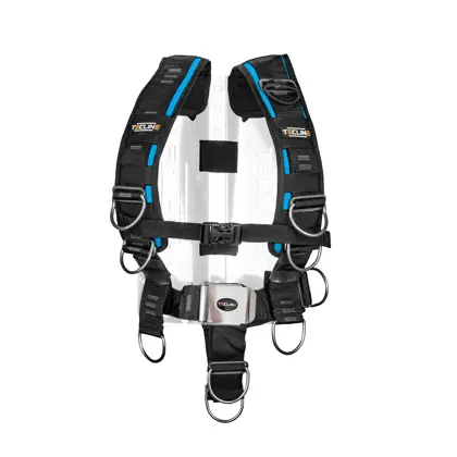 Arnés solo Tecline Comfort, azul, soft cincha "E"