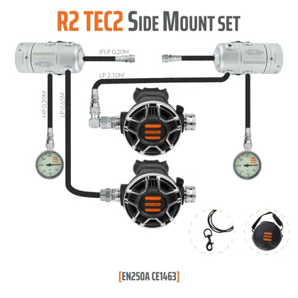 Regulador R2 TEC2 sidemount set - EN250A