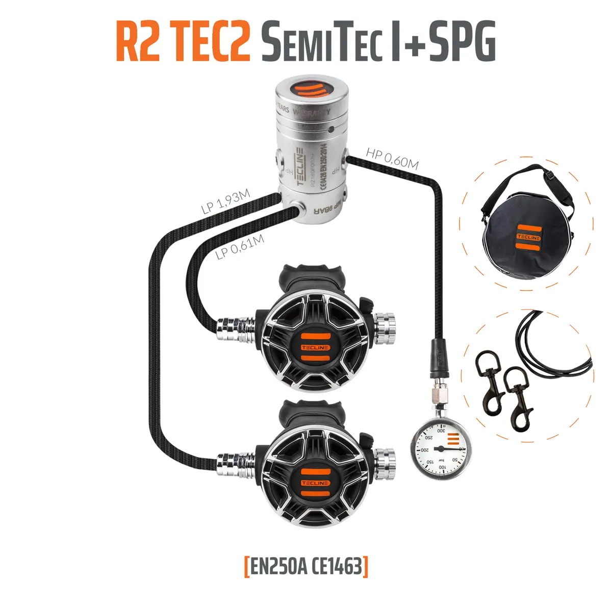 Regulador R2 TEC2 SemiTec I set con SPG - EN250A