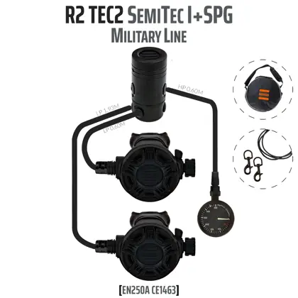 Regulador R2 TEC2 rev. SemiTec I set con SPG - EN250A - Military Line