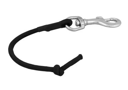 Pig tail mosquetón inox w/ bungee 6mm
