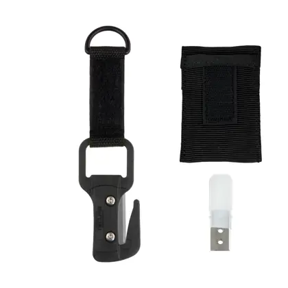 Cortacabos LC, inox pala - negro