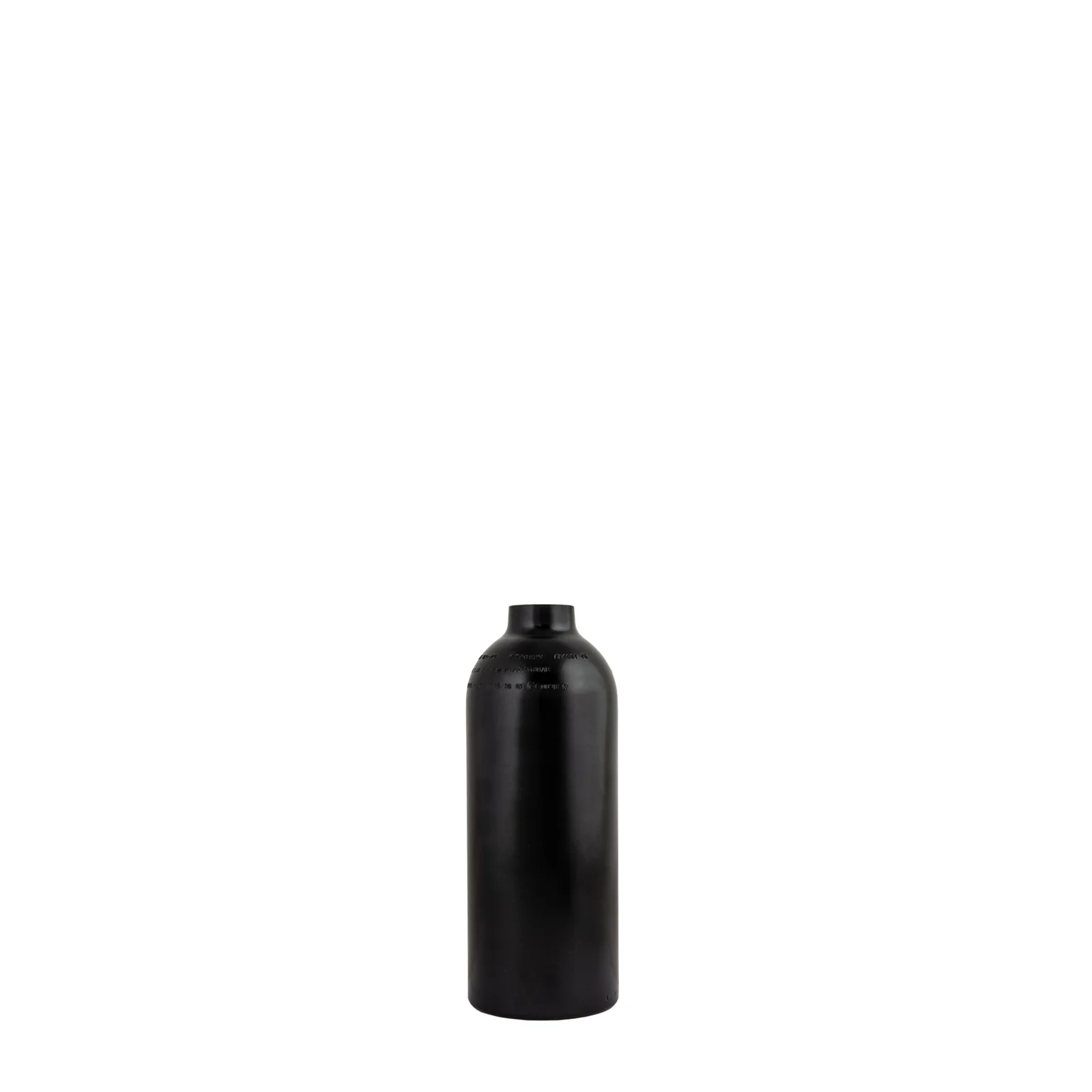 Aluminio botella 1,5 L 207 bar, Tecline, solo botella, negro - Military Line