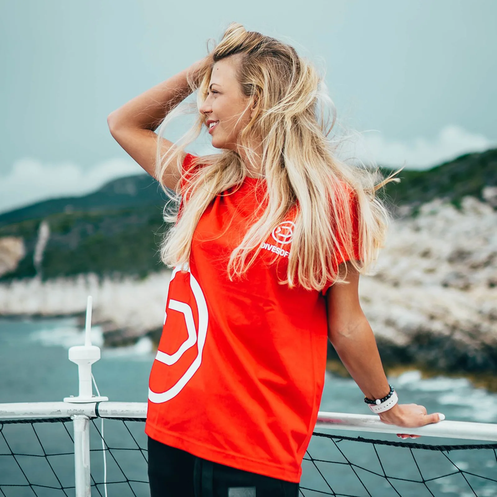 T-shirt DIVESOFT - Red