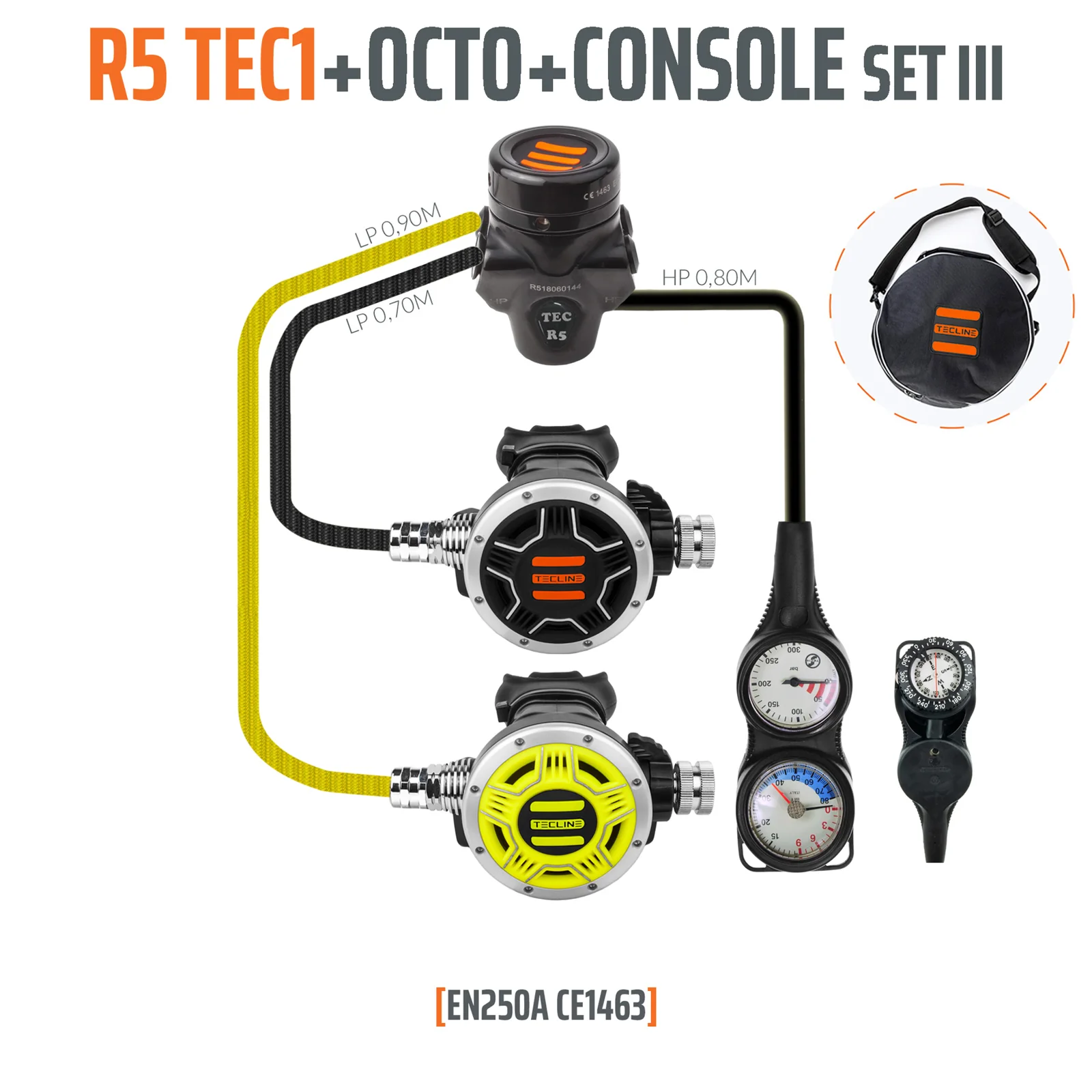 Regulador R5 TEC1 set III con octo y 3 elements consola - EN250A