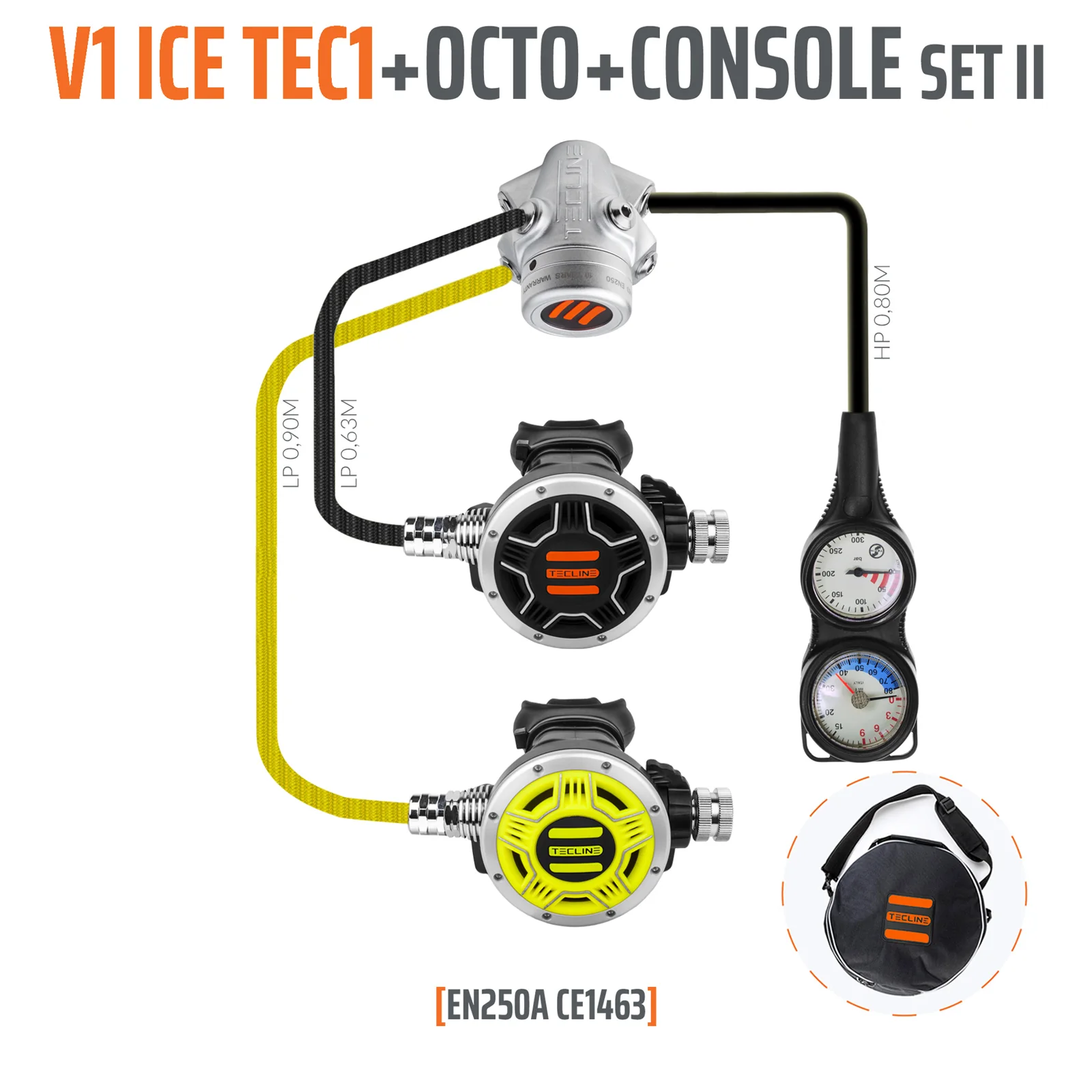 Regulador V1 ICE TEC1 set II con octo y 2 element consola - EN250A