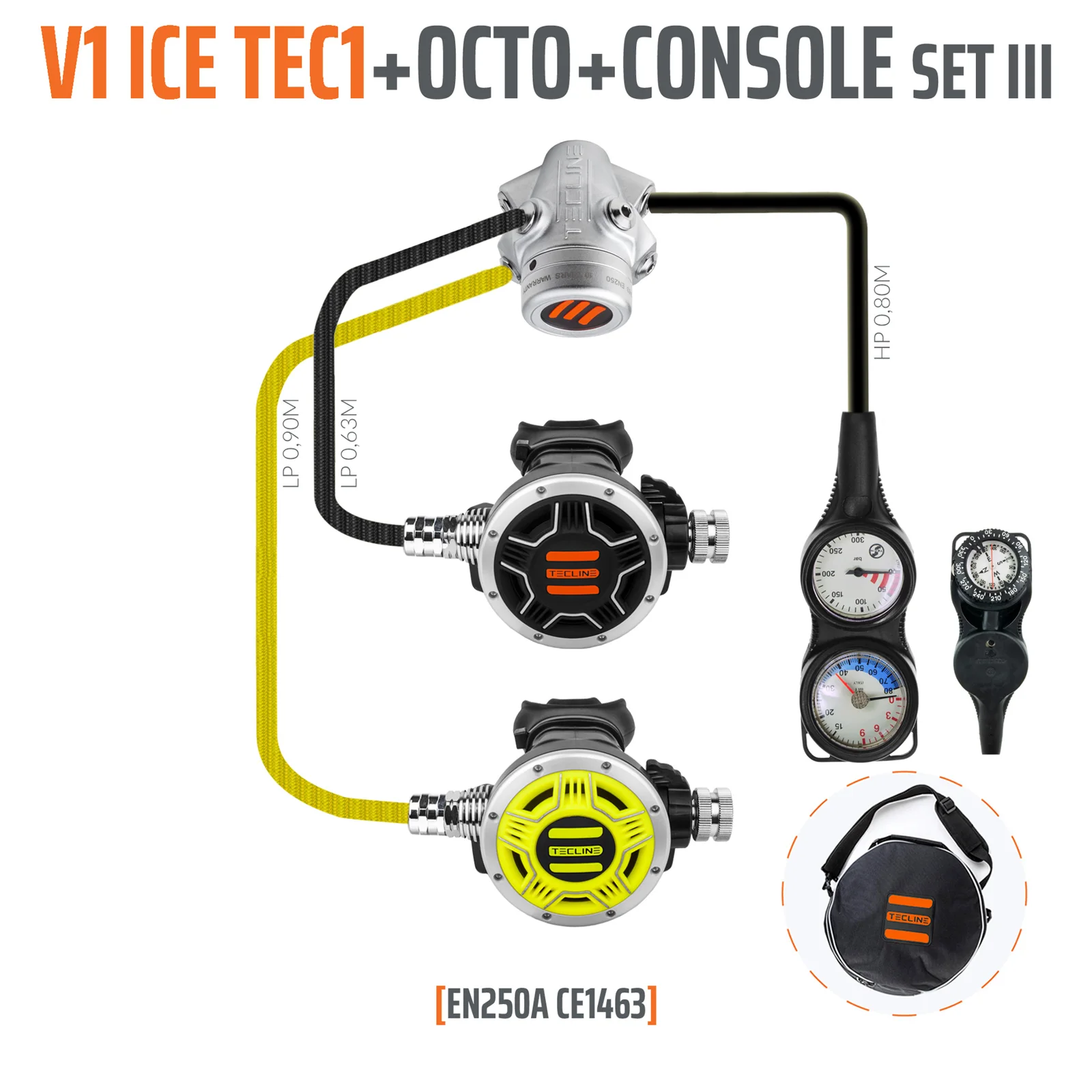 Regulador V1 ICE TEC1 set III con octo y 3 elements consola - EN250A