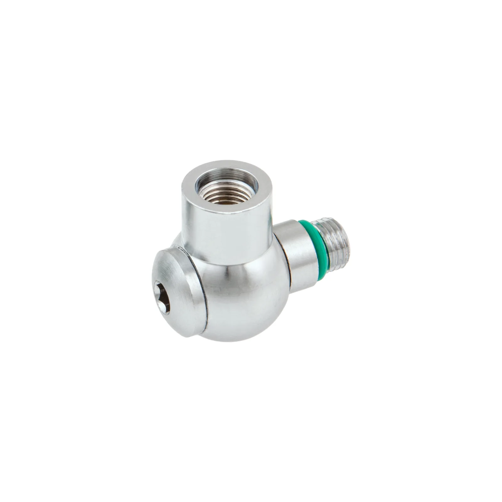 LP swivel adaptador 90, 3/8" para primera etapa - VITON