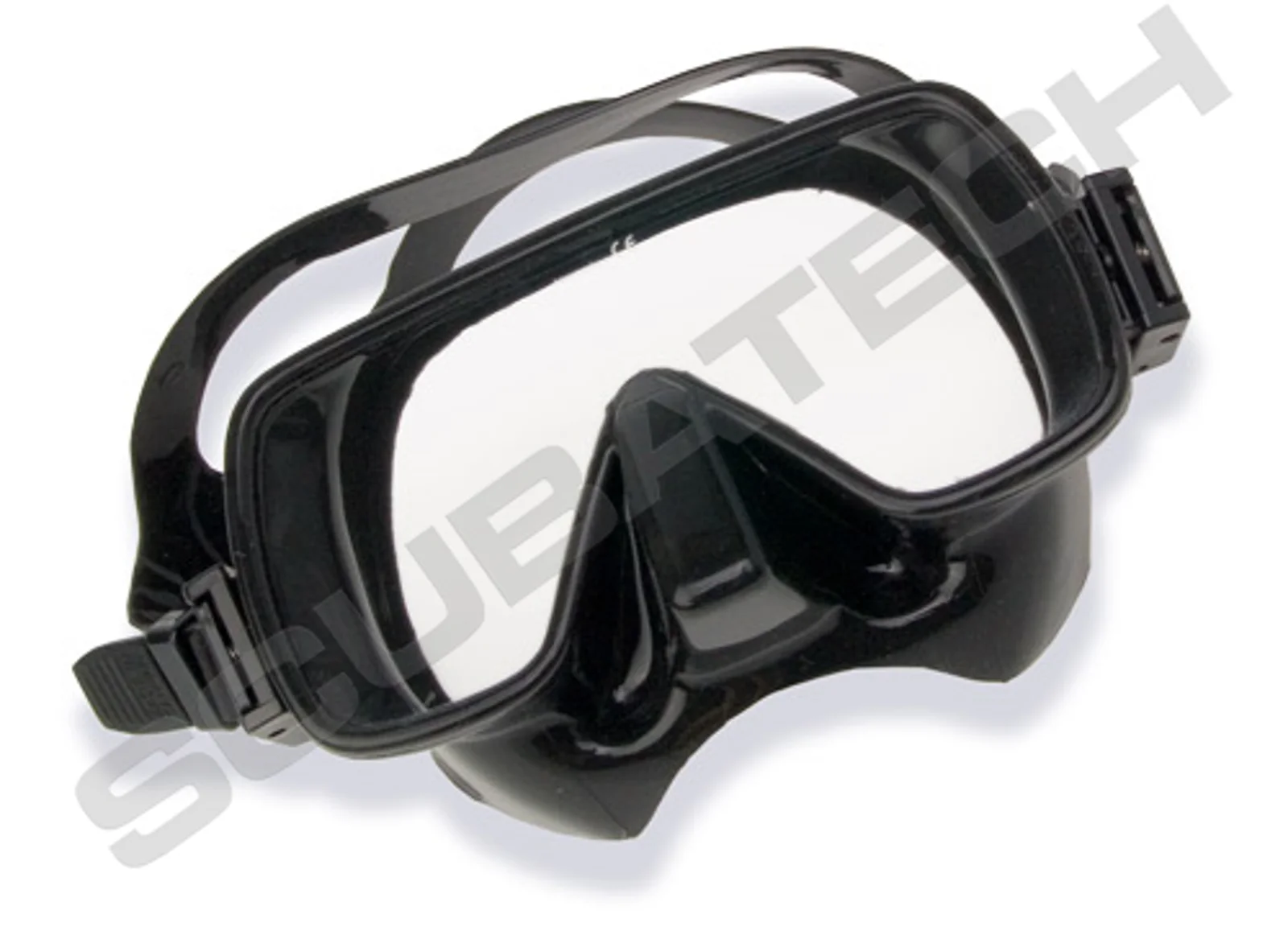 Máscara Frameless, negro silicona