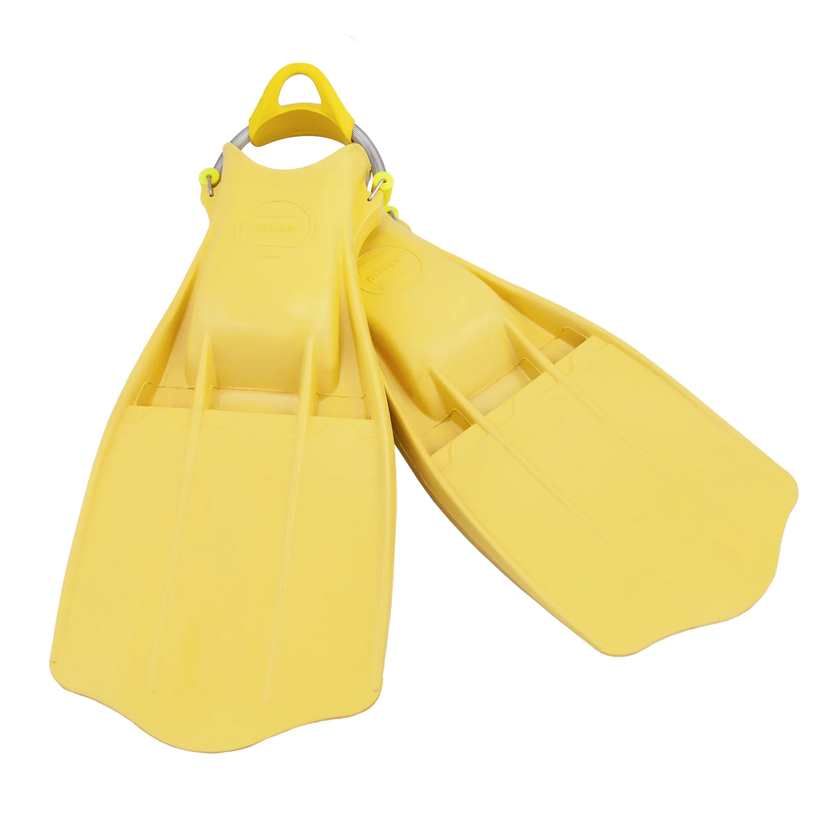 Goma aletas Jetstream con inox muelles para aletas XL - amarillo