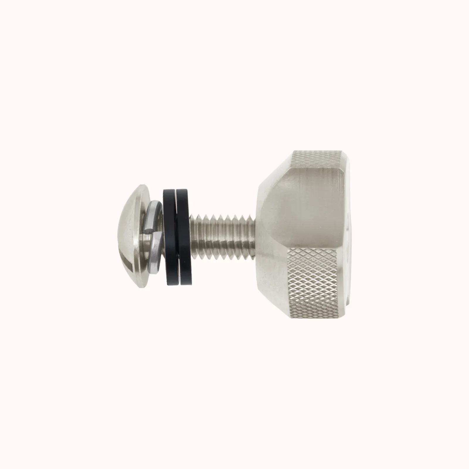 Tornillo titanio plata para adaptador monobotella