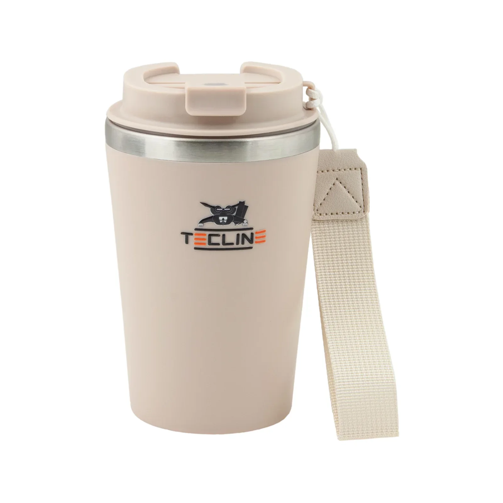 Thermal mug TecLine 350 ml - cream