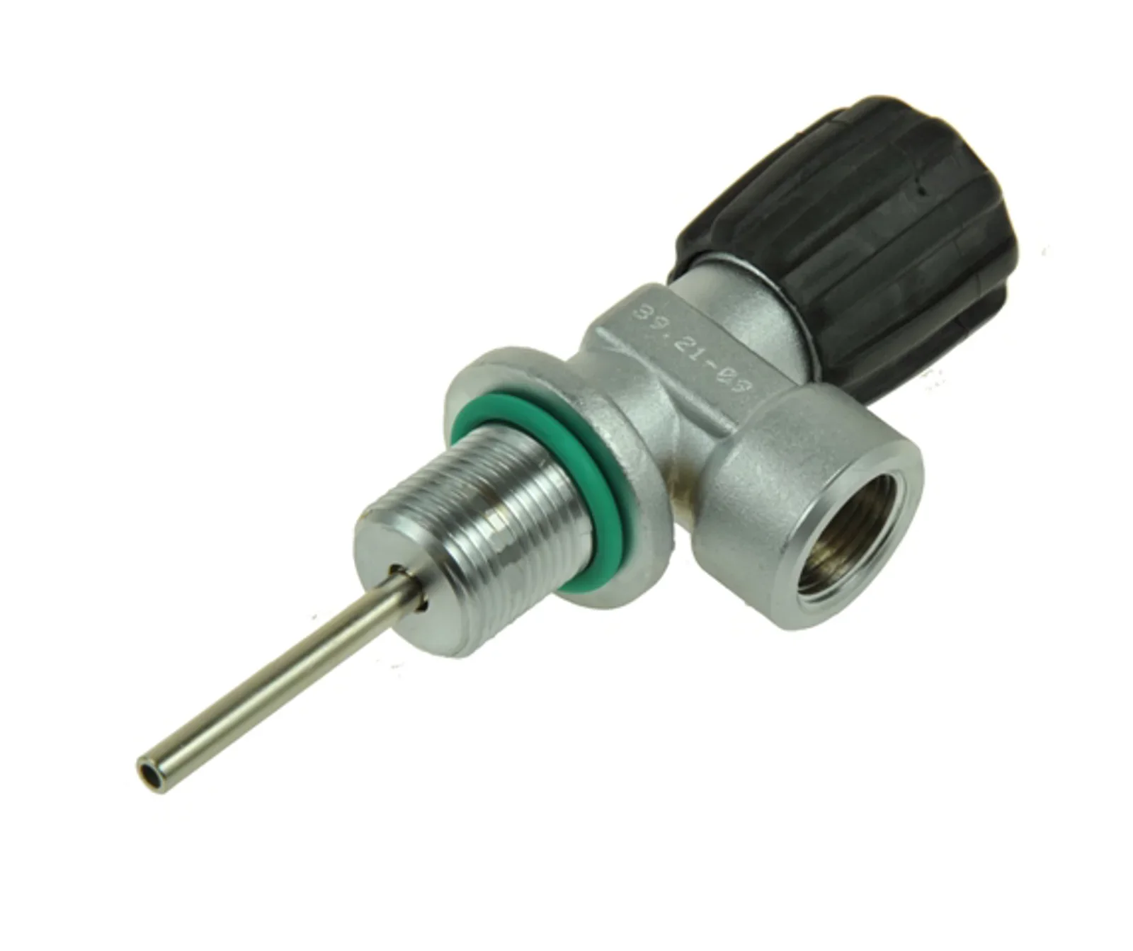 Mono grifería para 1,5L y 3L aluminio botellas, M25x2, 232 bar - Viton