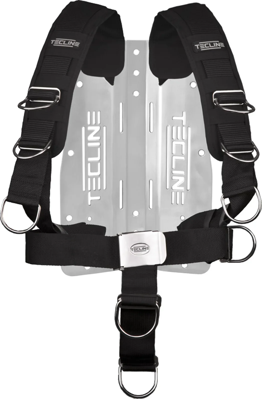 Arnés TecLine Comfort (ajustable) estándar cincha - incl. aluminio placas 3 mm (weight 1650g)