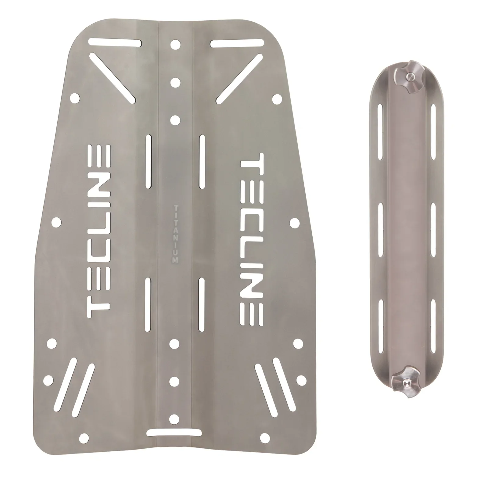 Estándar titanio placas con titanio adaptador - set