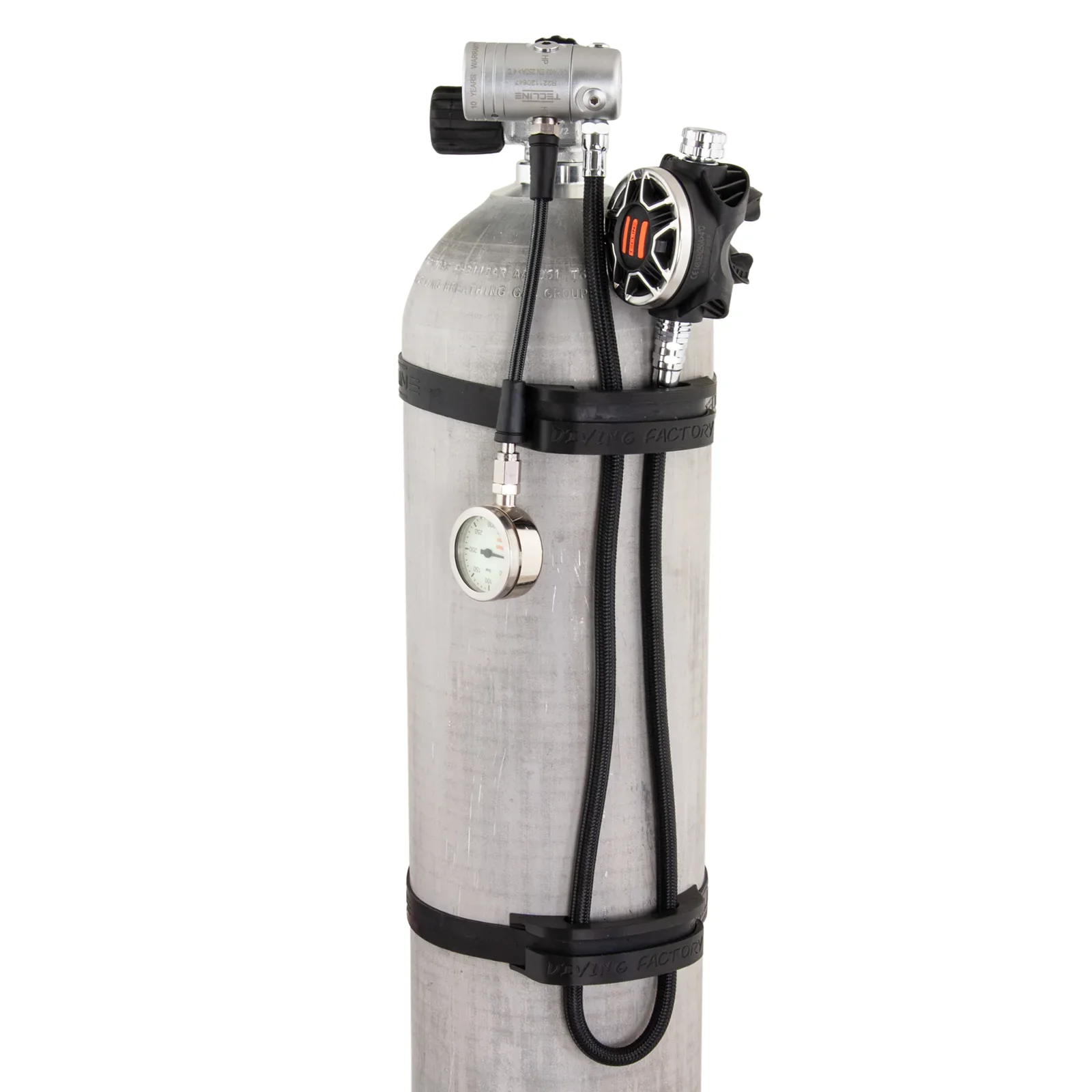 Hose soportes, para 7 L botella, negro