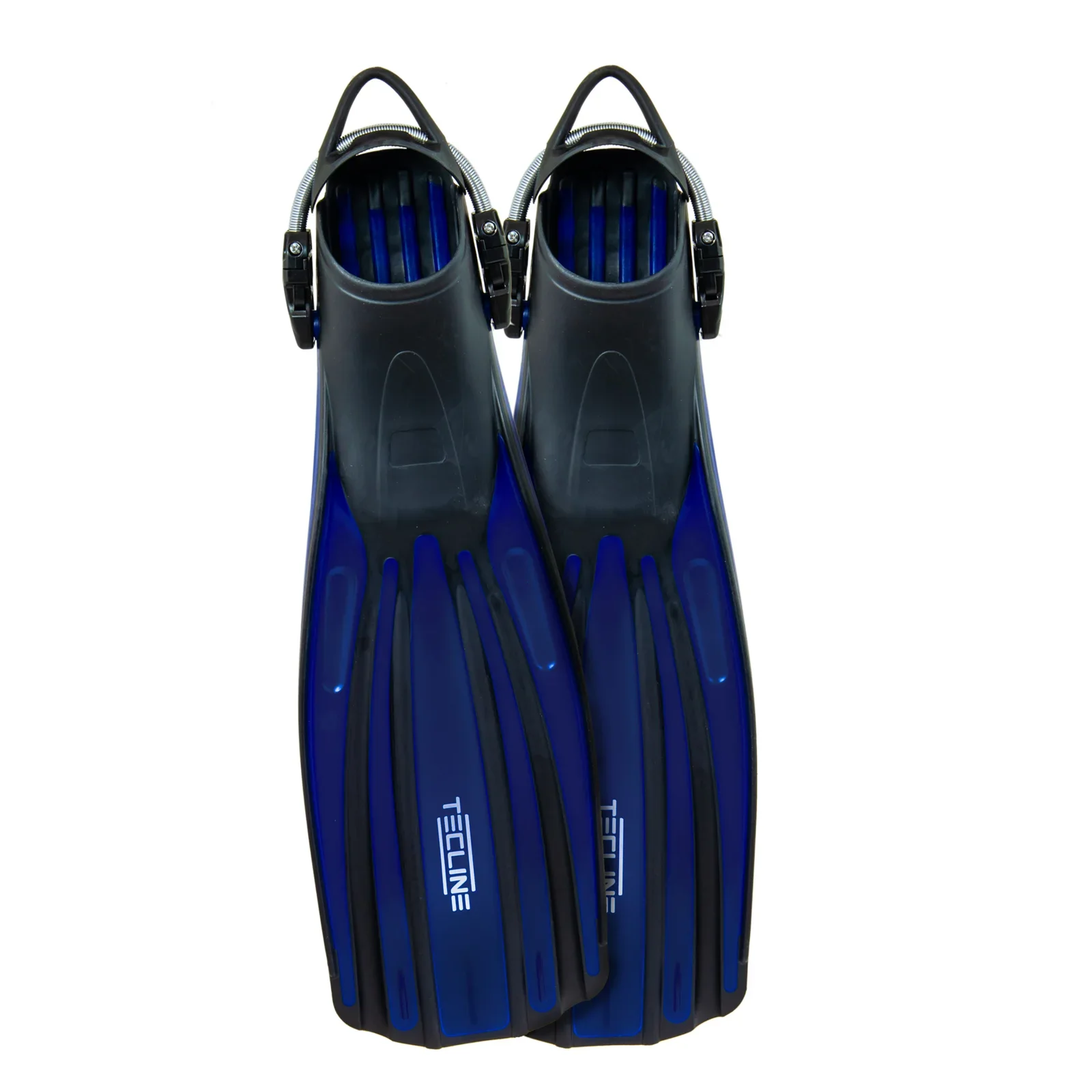 Aletas RecTec con inox muelles para aletas M/L - azul