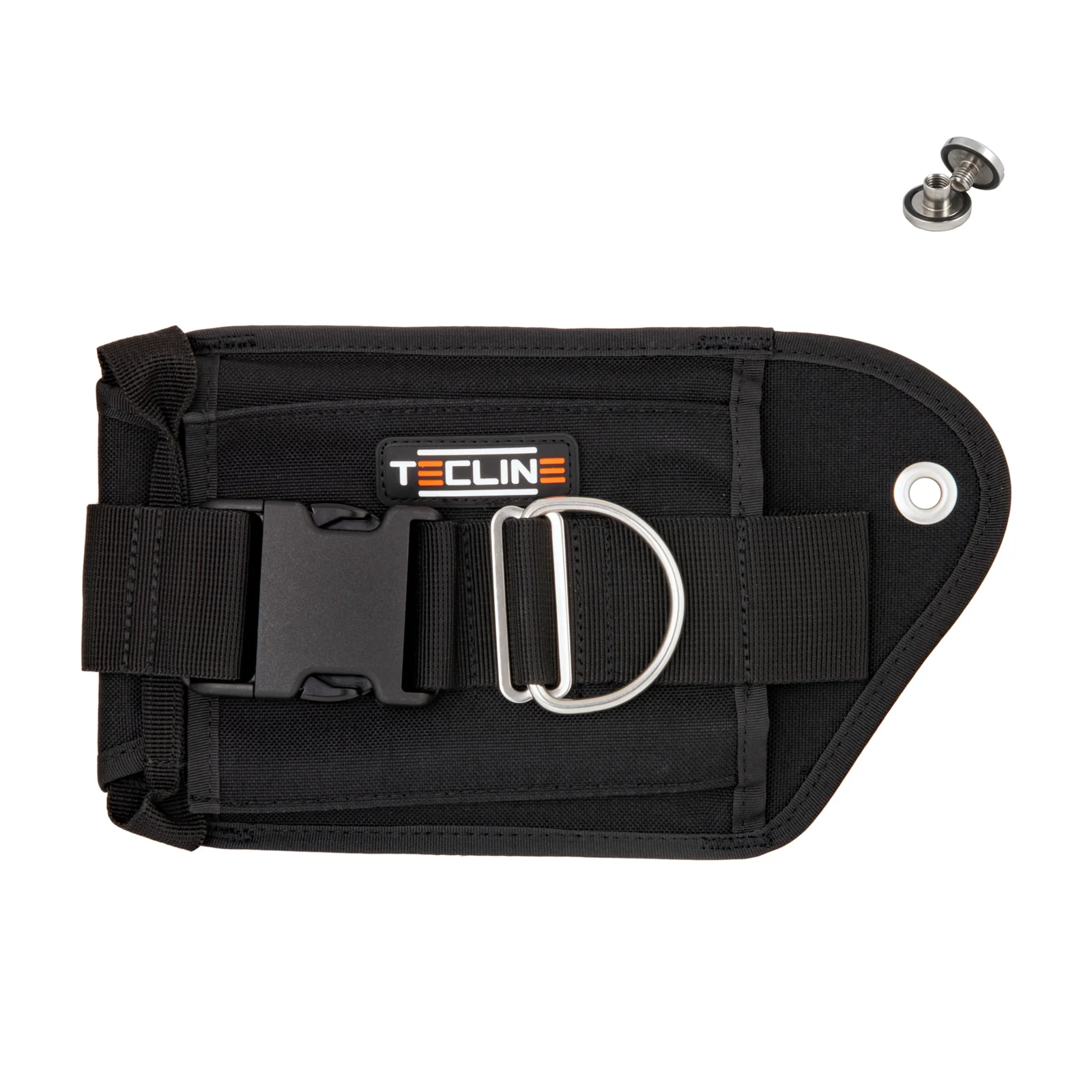 Double bolsillo de lastre, negro, izquierda - Tecline