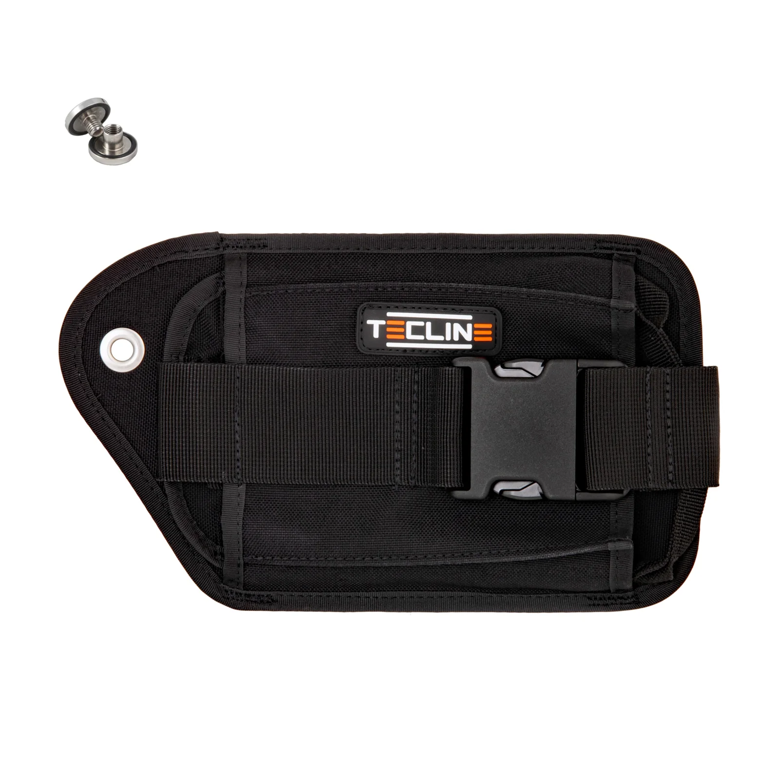 Double bolsillo de lastre, negro, derecha - Tecline