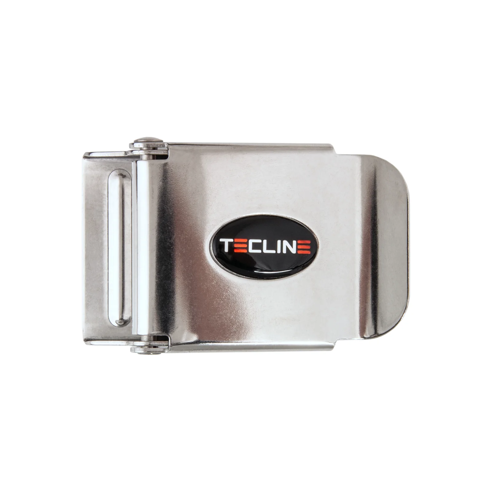 Inox belt hebilla 50 mm con logo - TecLine