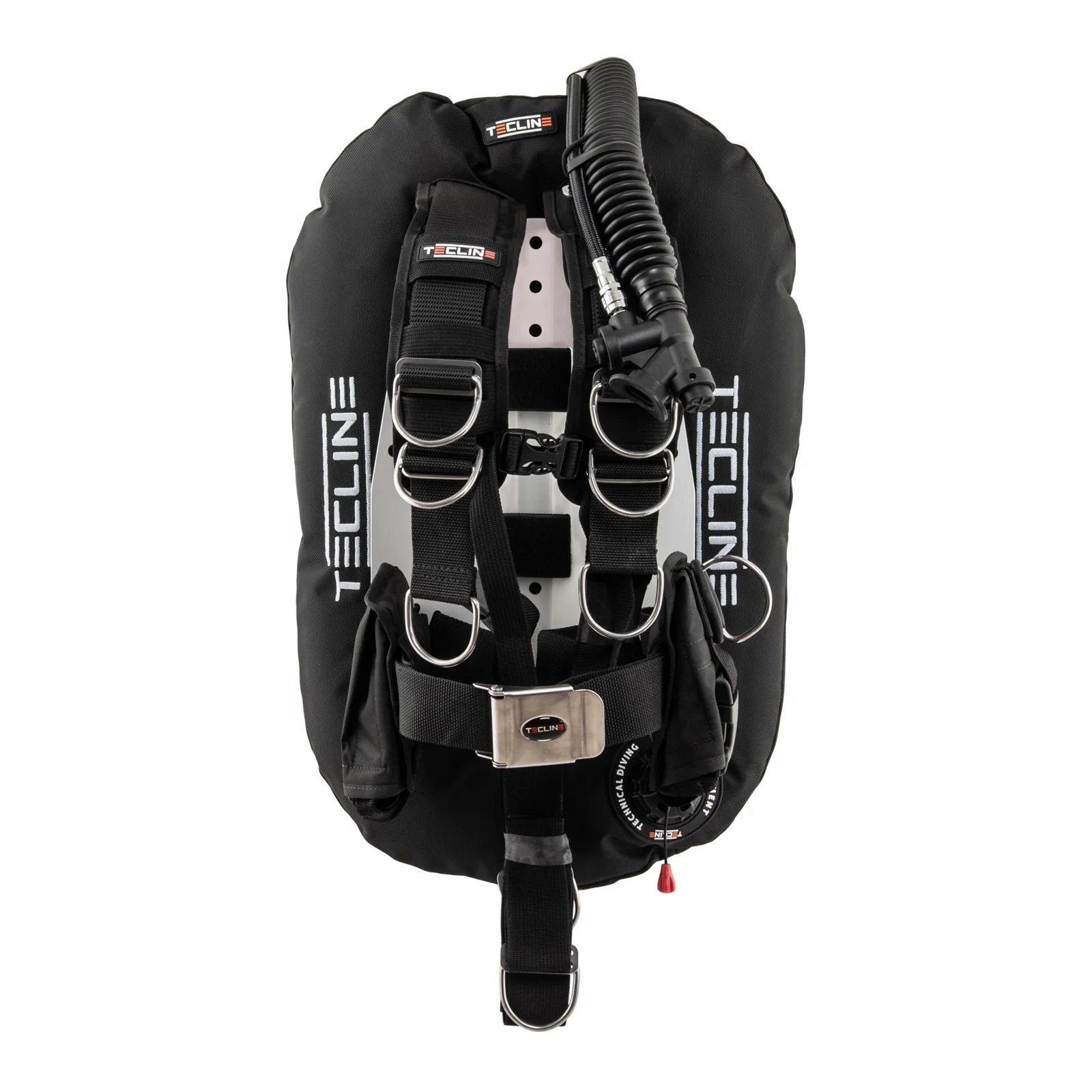 Set ligero de viaje: Donut 10, 13, 15, 17, arnés Comfort, placa aluminio, bolsillos trim/lastre y cinchas de botella