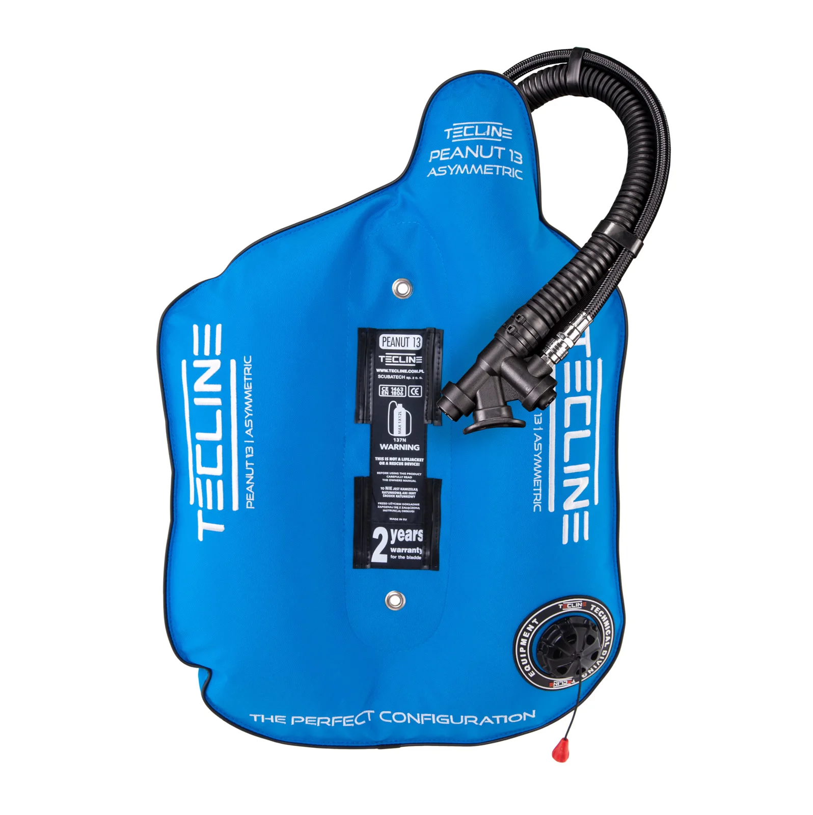 Peanut 13 azul (13kg/28lbs) para mono botella