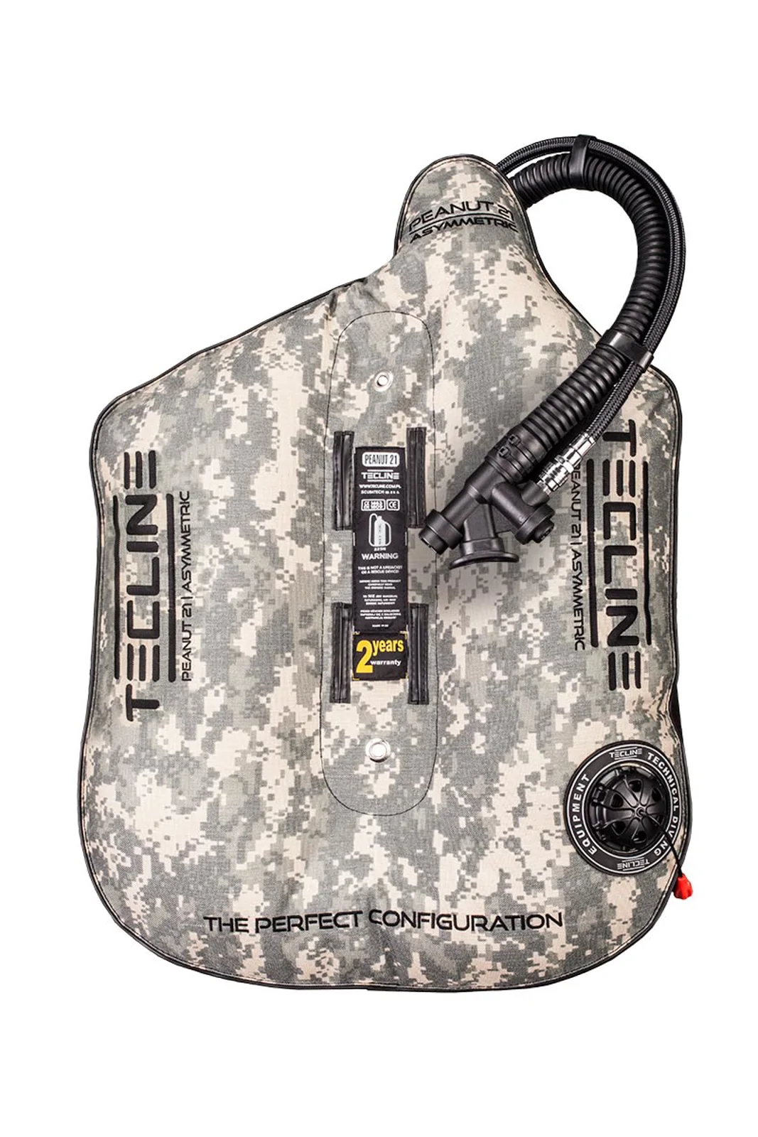 Peanut 21 camo (21kg/46lbs) para mono botella - weight 0,95 kg