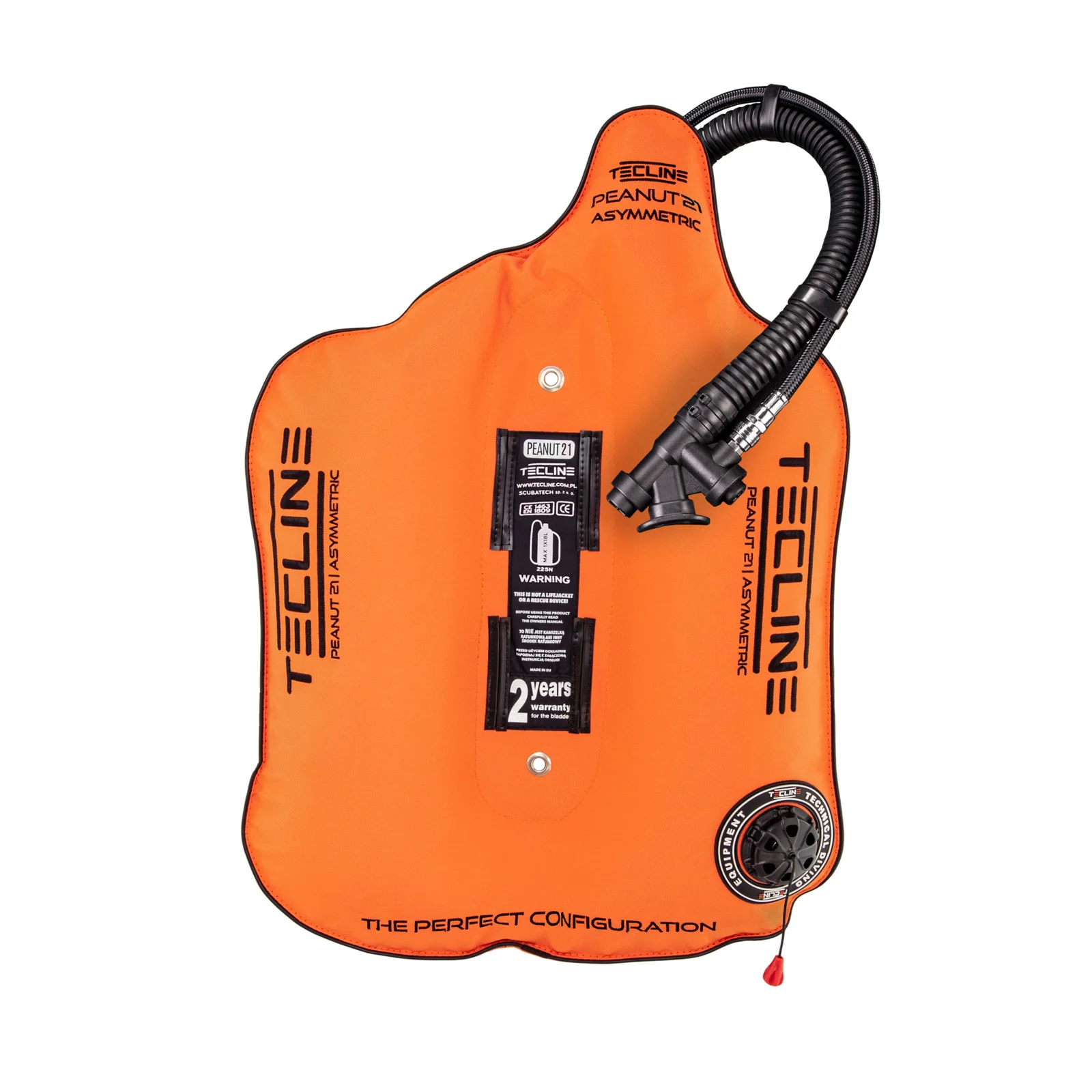 Peanut 21 naranja (21kg/46lbs) para mono botella - weight 0,95 kg