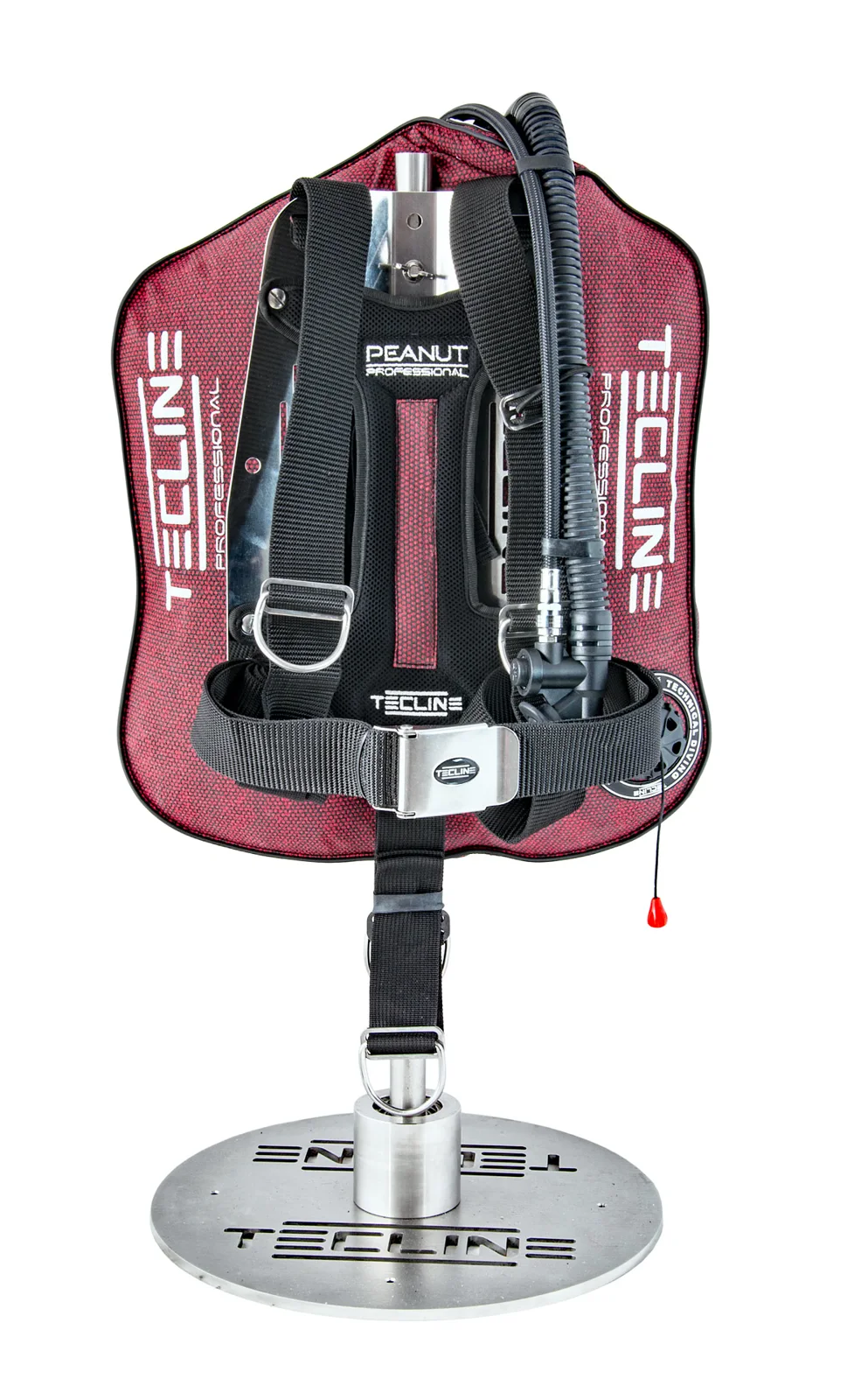 Peanut 21 profesional (21kg/46lbs) - rojo Kevlar set DIR adj.