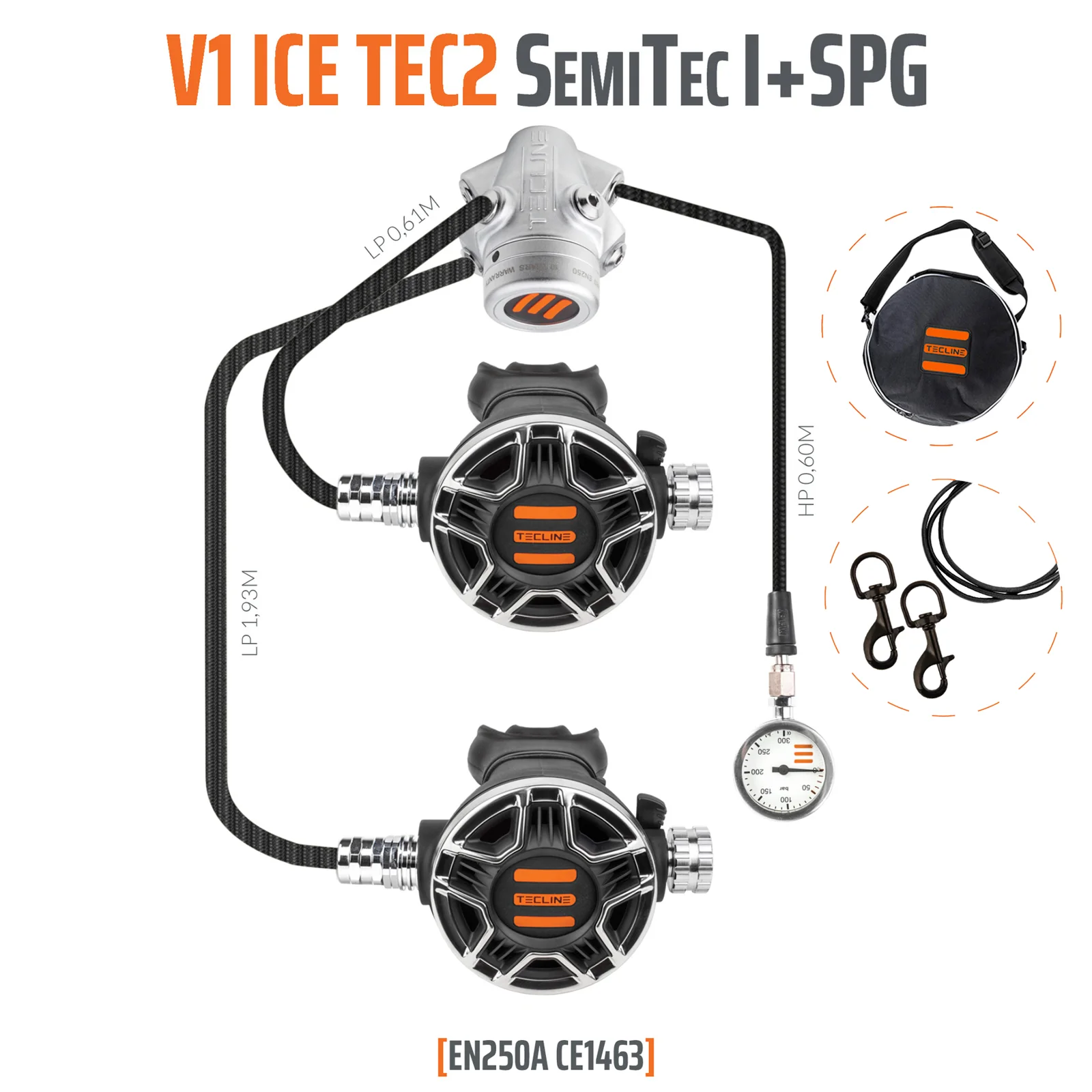 Regulador V1 ICE TEC2 SemiTec I set con SPG - EN250A