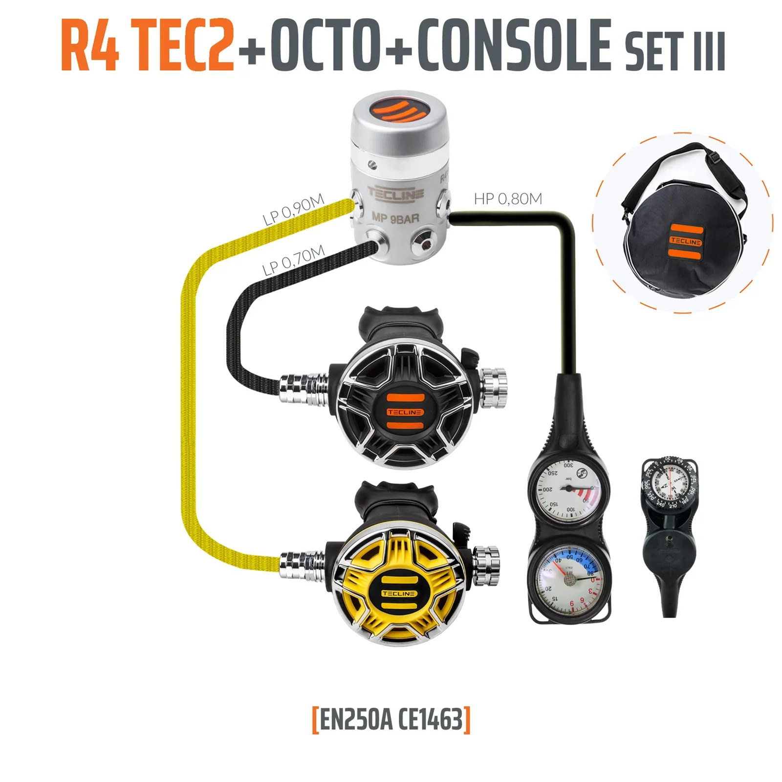 Regulador R4 TEC2 set III con octo y 3 elements consola - EN250A