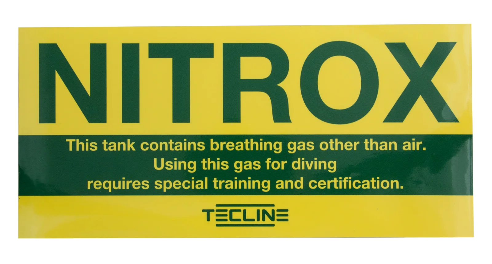 Sticker NITROX 14 x 30 cm (eng. ver.)