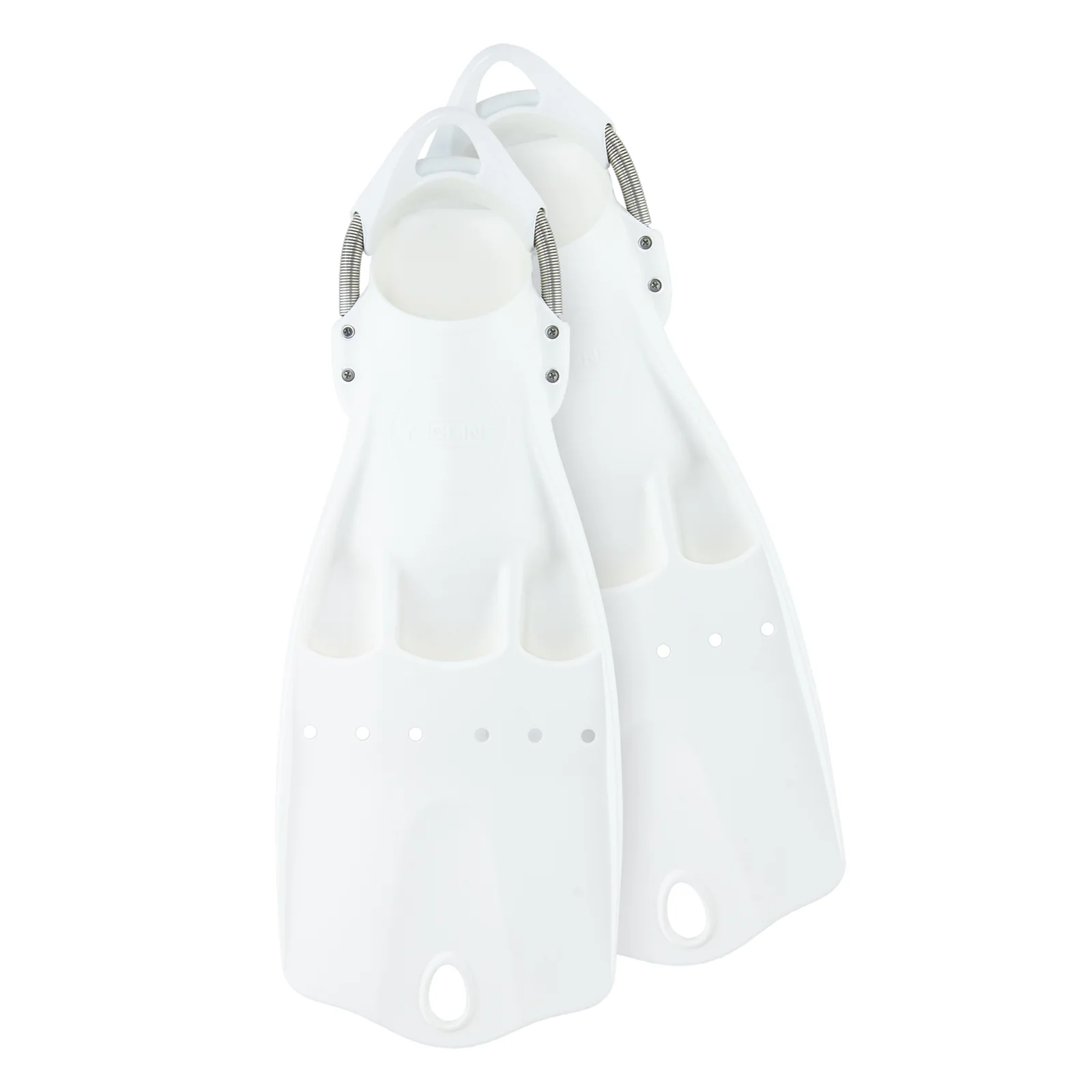 LightJet aletas - positiva flotabilidad, con inox muelles para aletas S/M - blanco