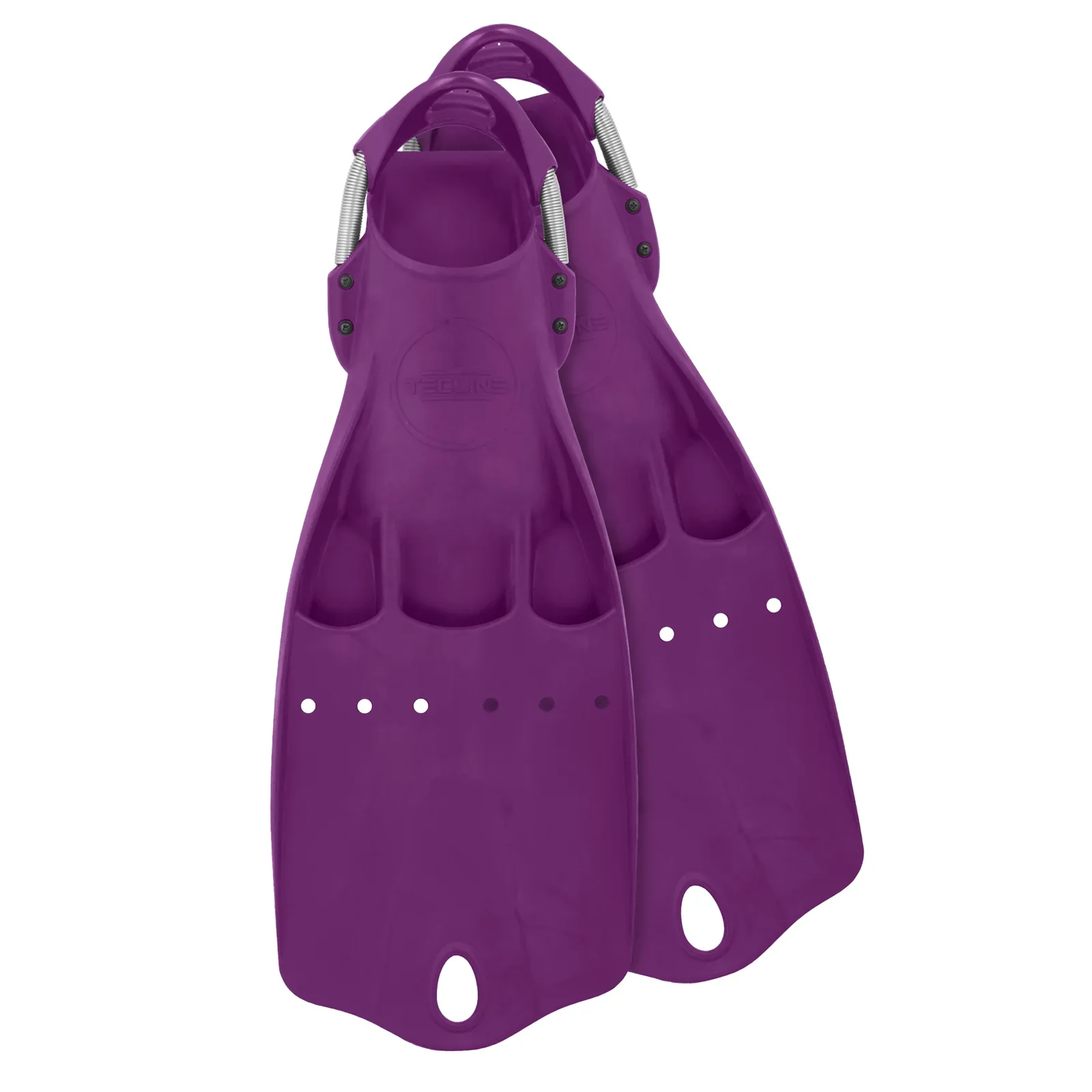 LightJet aletas - positiva flotabilidad, con inox muelles para aletas L - violeta