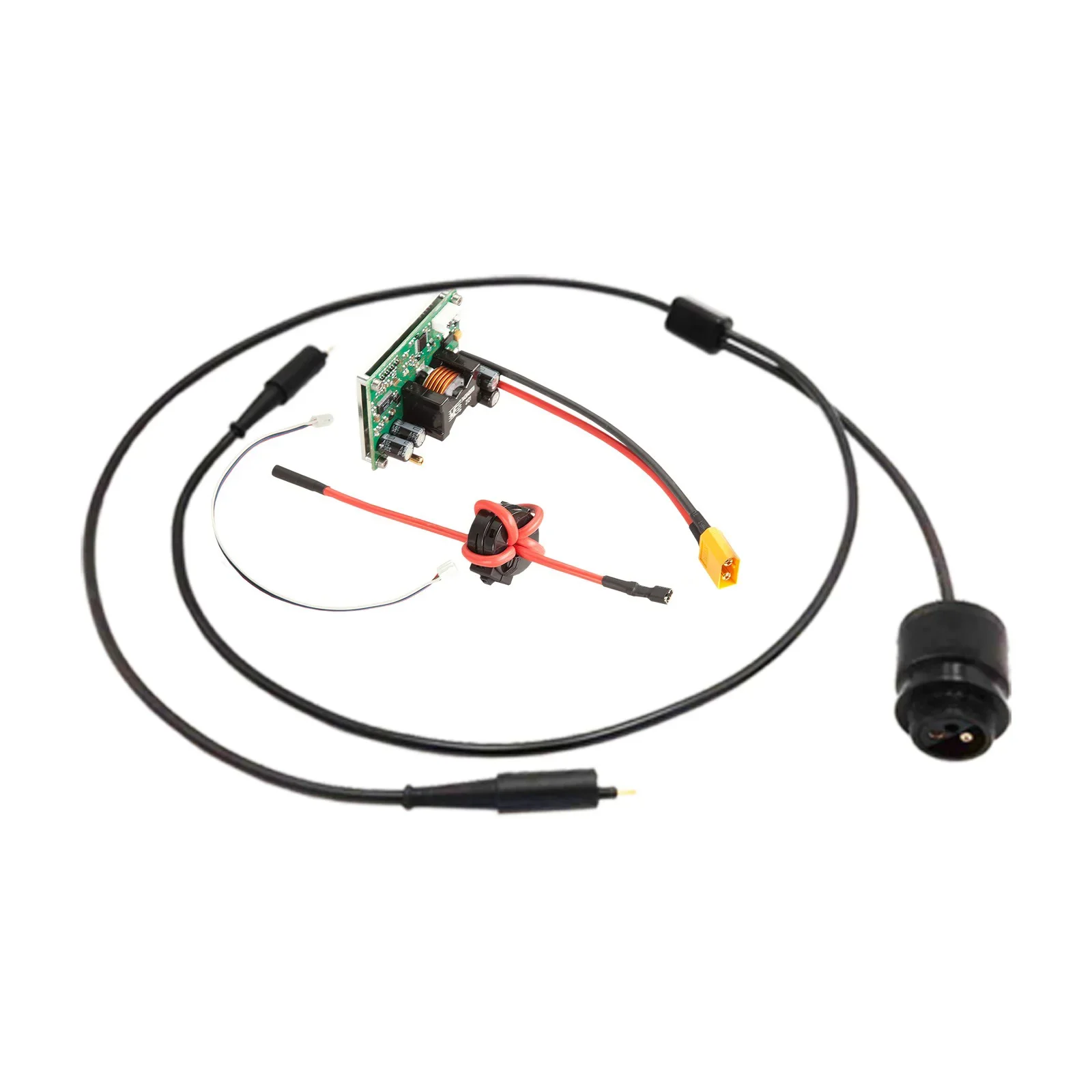 Power converter installation with E/O output - twin cable adapter