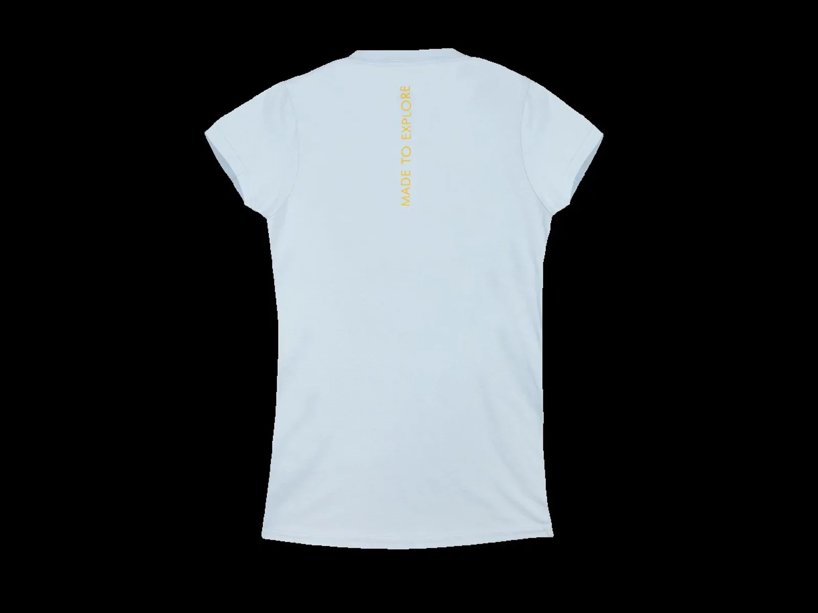 Seacraft Blue 1 cotton t‐shirt (pastel blue, print in front) ‐ female (M)