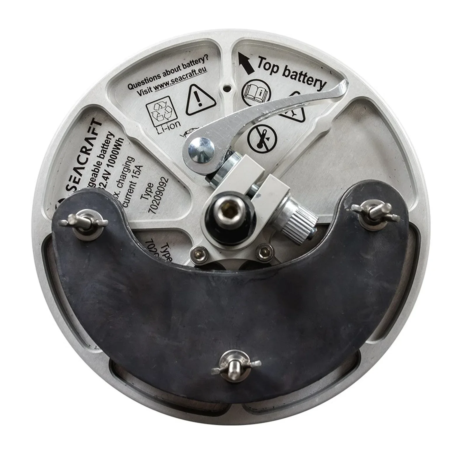 Internal scooter ballast mounting plate
