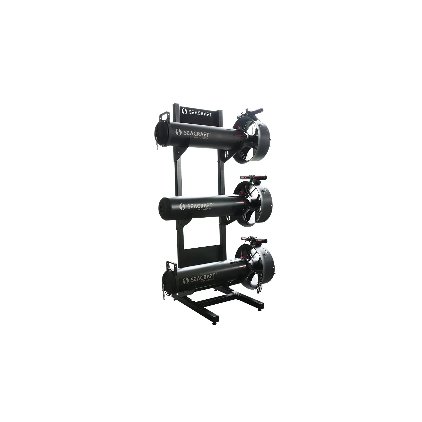 Exhibition stand for 3 DPVs