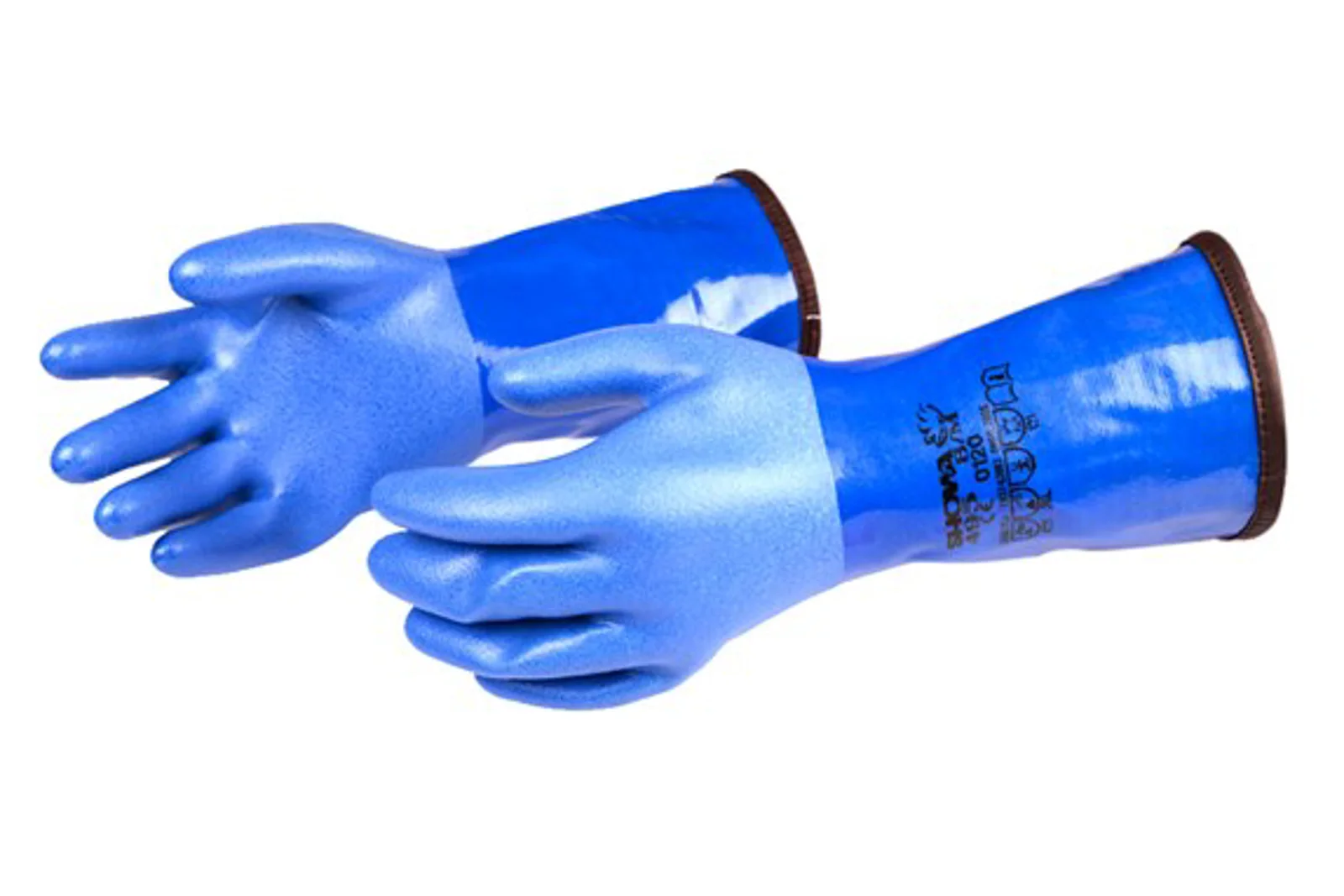 Blue PVC glove standard, with liner L