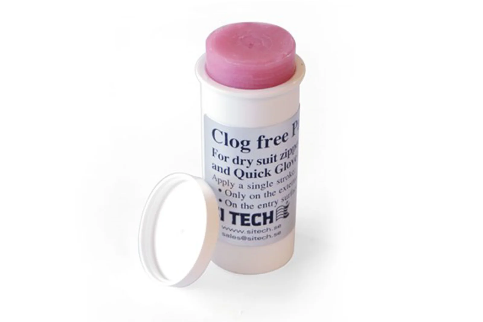 Wax-/paraffin for zippers, dry glove system Quick Glove