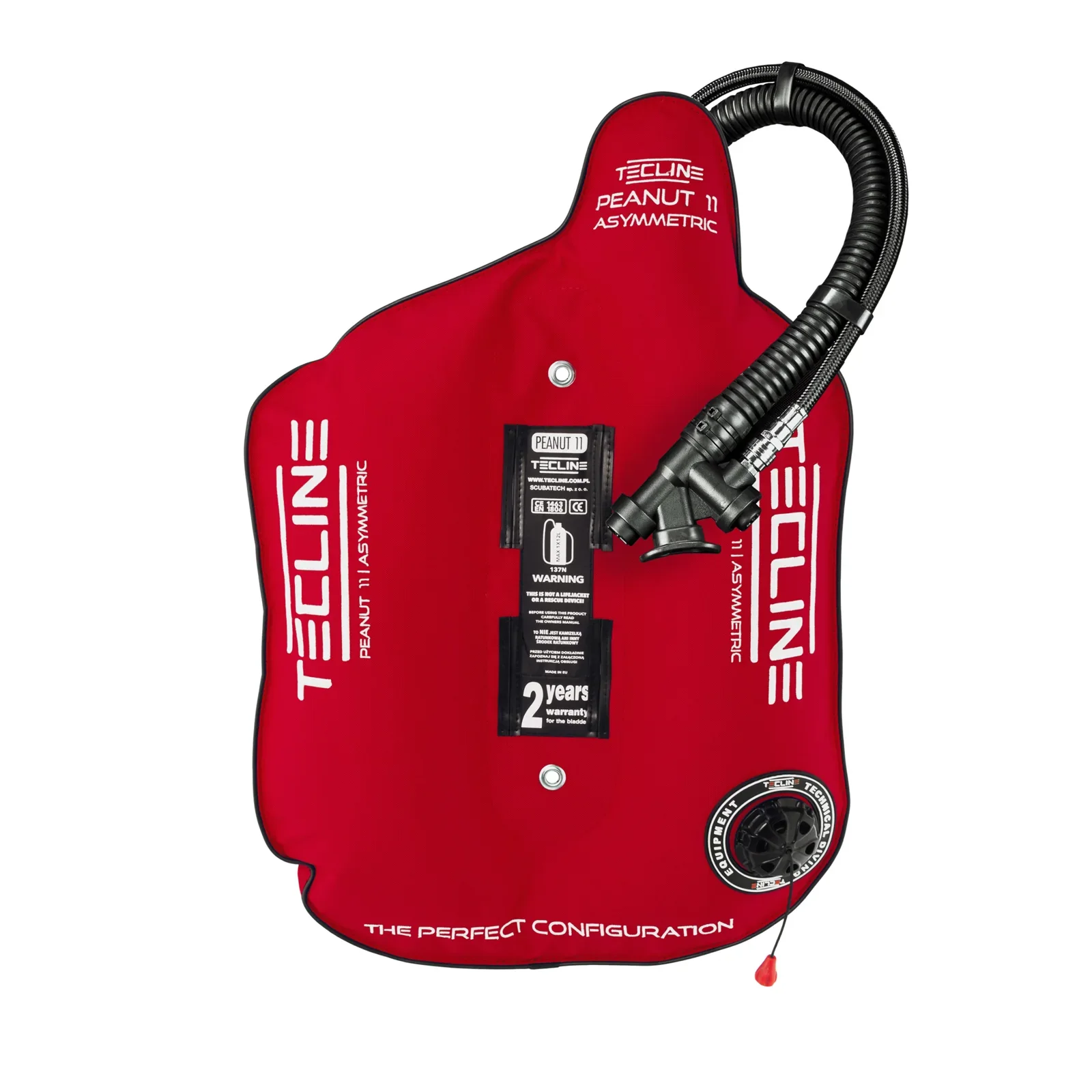 Peanut 11 rojo (11kg/24lbs) para mono botella - weight 0,85 kg